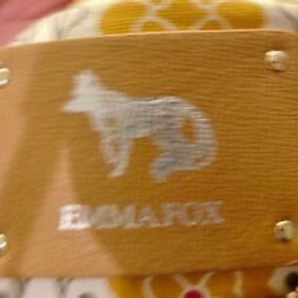 Great Emma FOX leather Crossbody Bag, Beige & cream Shoulder Bag EUC - Picture 6 of 7